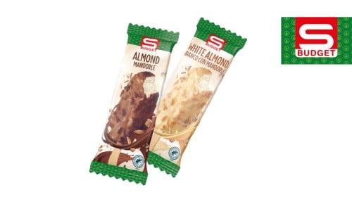 S-BUDGET sladoledna palčka, 2 vrsti, 78 g