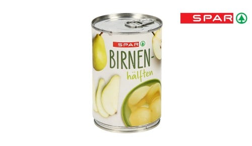 SPAR HRUŠKOV KOMPOT,  POLOVICE, 410 G
