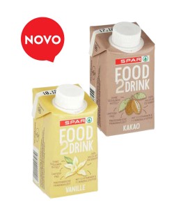 SPAR food2drink vanilija ali kakav, 200 ml