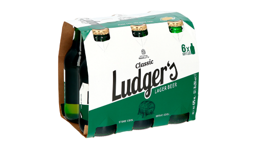 LUDGER'S pivo lager, steklenica, 6 x 0,25 l