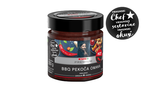 SPAR PREMIUM BBQ pikantna omaka HOT, 250 g