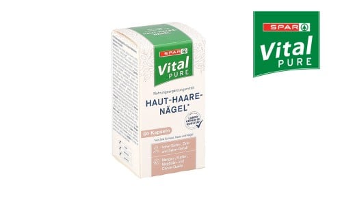 SPAR VITAL PURE SICILIJEV DIOKSID, BIOTIN IN MINERALI