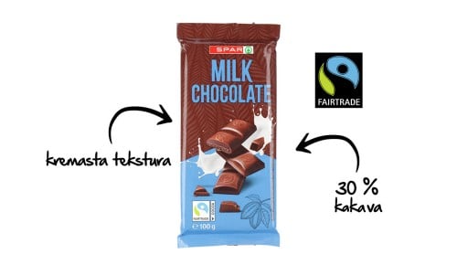 SPAR mlečna čokolada
