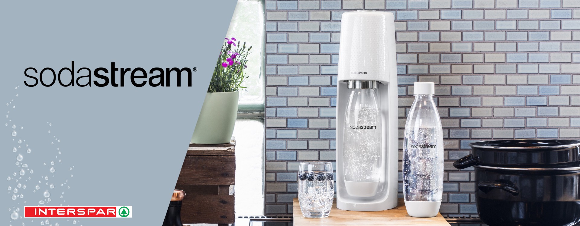 SodaStream - v trenutku si pripravite svežo vodo z mehurčki! SodaStream - v trenutku si pripravite svežo vodo z mehurčki!