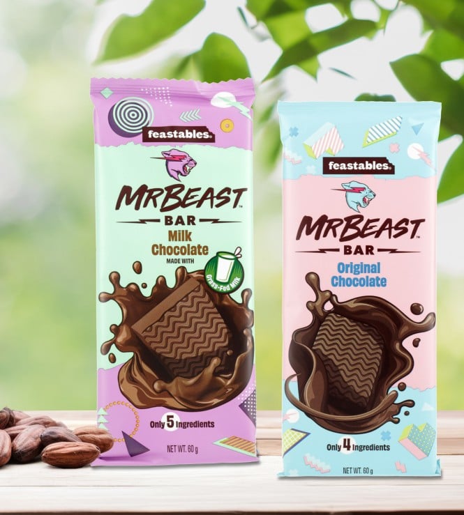 Čokolade Feastables, Mr. Beast Čokolade Feastables, Mr. Beast
