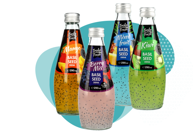 Trokofresh Basil Seed Drink