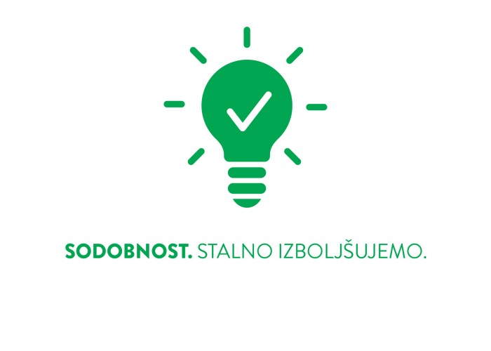 SODOBNOST. STALNO IZBOLJŠUJEMO.