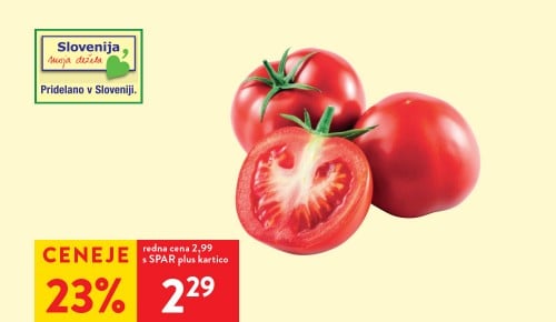 SLOVENSKI MESNATI PARADIŽNIK, 1 kg - 23 % ceneje s SPAR plus kartico