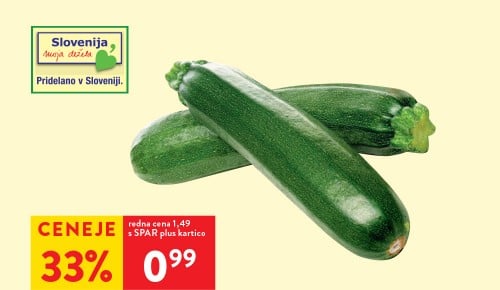 SLOVENSKE BUČKE 1 kg - 33% ceneje s SPAR plus kartico