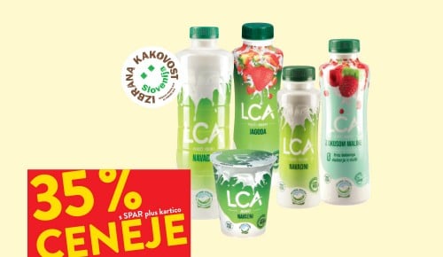 VSI LCA JOGURTI ZELENIH DOLIN - 35% ceneje s SPAR plus kartico
