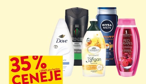 GEL ZA PRHANJE, moški ali ženski, več vrst - 35 % ceneje s SPAR plus kartico