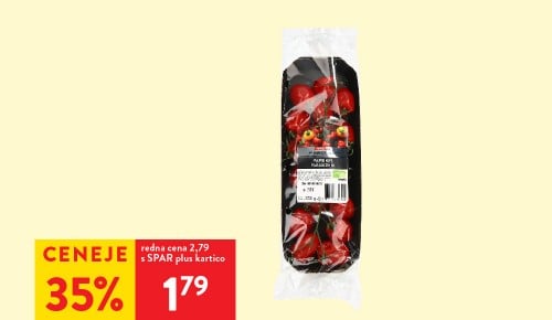 SPAR PREMIUM SLOVENSKI PARADIŽNIK PAPRIKIN LUŠT pakirano, 250g - 35 % ceneje s SPAR plus kartico