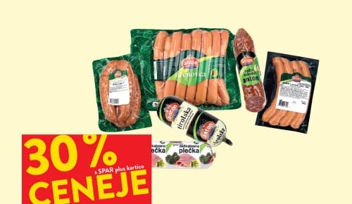 VSE PAKIRANE MESNINE MESO KAMNIK IN ANTON - 30 % ceneje s SPAR plus kartico