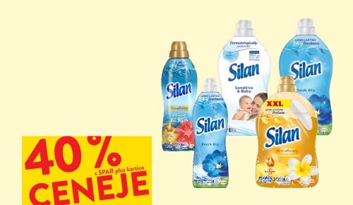 MEHČALCI SILAN - 40 % ceneje s SPAR plus kartico