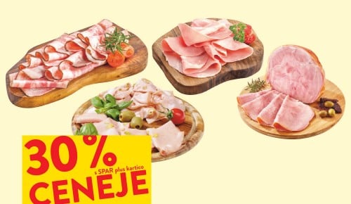 VSE POSTREŽNE MESNINE DESPAR - 30 % ceneje s SPAR plus kartico