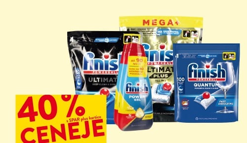 TABLETE IN GELI FINISH - 40 % ceneje s SPAR plus kartico