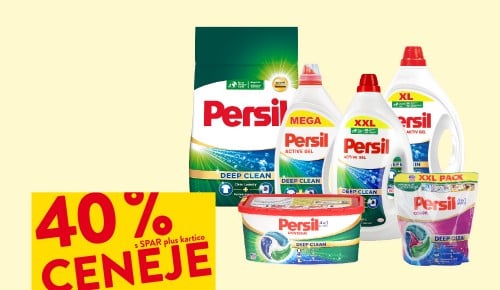 IZDELKI PERSIL - 40 % popust s SPAR plus kartico