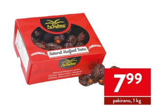 Super vikend ponudba: DATELJNI MEDJOUL, pakirano, 1 kg - 7,99 €