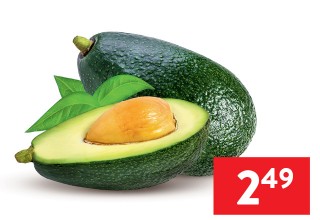 Super vikend ponudba: AVOKADO “READY TO EAT pakirano, 2 kos - 2,49 €