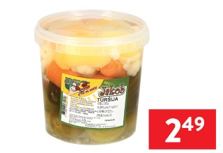 Super vikend ponudba: KISLA ZELENJAVA TURŠIJA, pakirano v lončku, 1 kg - 2,49 €