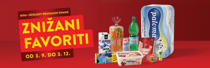 Znižani favoriti
