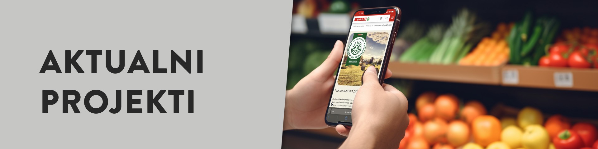 Aktualni projekti, SPAR in INTERSPAR