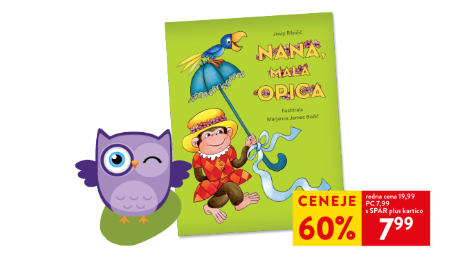 Sparova Bukvarnica - Nana, mala opica