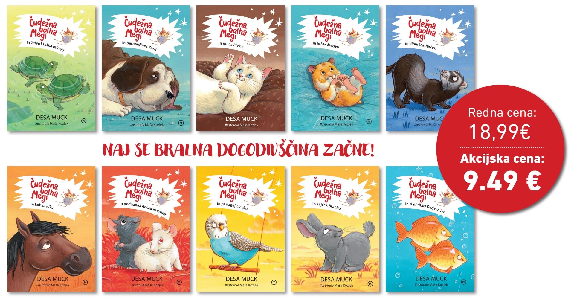 Izbor knjig Čudežna bolha Megi
