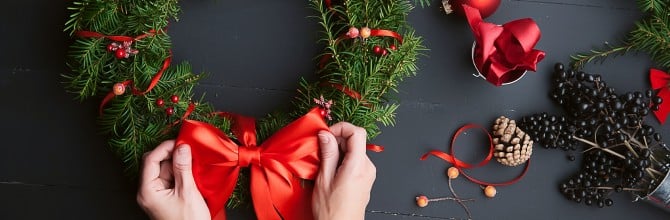 Izdelava adventnih venčkov