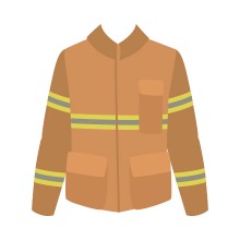 Prostovoljni gasilci, gasilska jakna