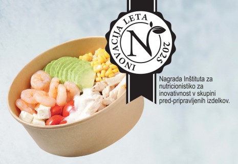 SPAR to go champ solata, 560g – Andrej Pavličević, označevalec INOVACIJA LETA 2025 - nagrada Inštituta za nutricionistiko za inovativnost v skupini pred-pripravljenih izdelkov