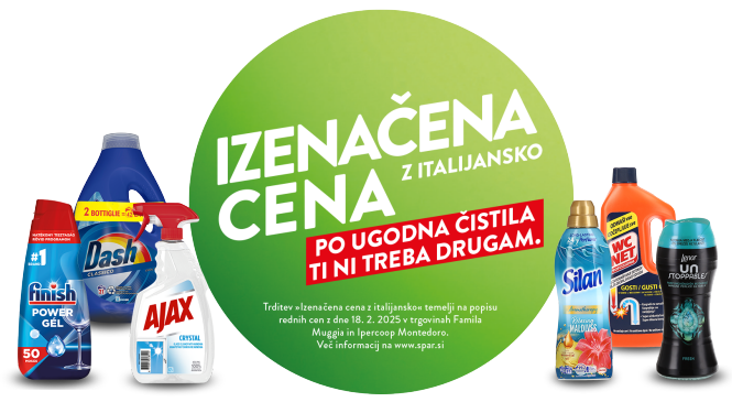 Označevalec - Po ugodna čistila ti ni treba drugam z izdelki