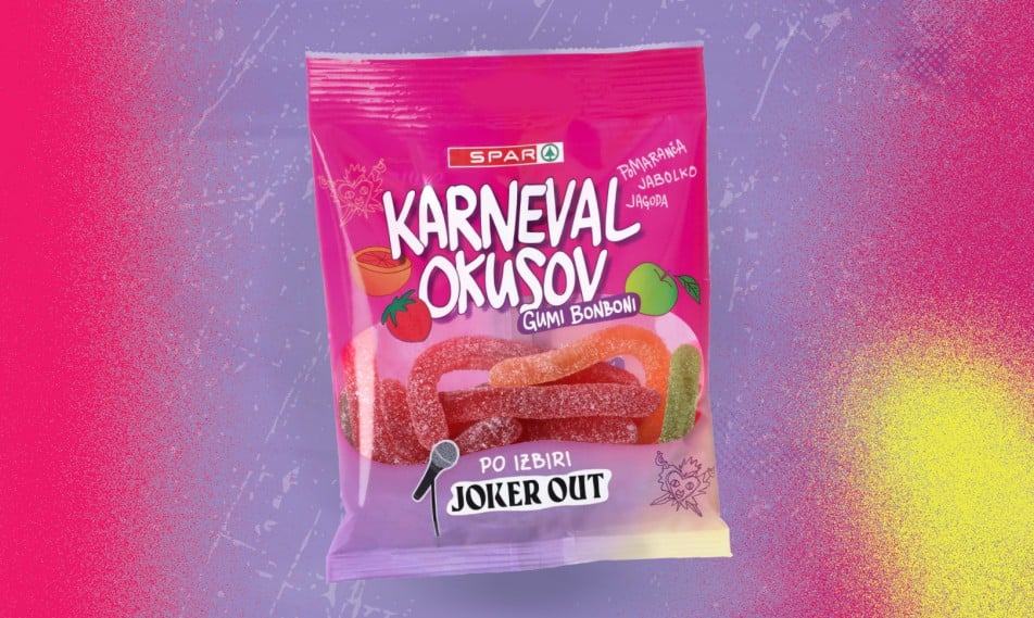 Gumi bonboni Karneval okusov