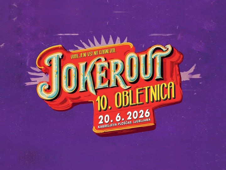 JOKER OUT KARNEVAL, koncert ob 10. obletnici JOKER OUT KARNEVAL, koncert ob 10. obletnici, logotip koncerta