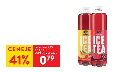 LEDENI ČAJ Fructal - 41% ceneje s SPAR plus kartico