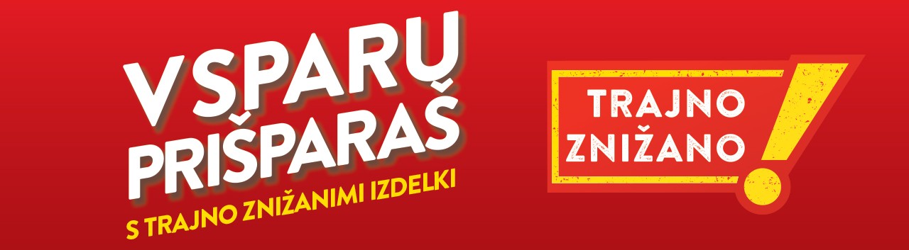 V Sparu prišparaš s trajno znižanimi izdelki