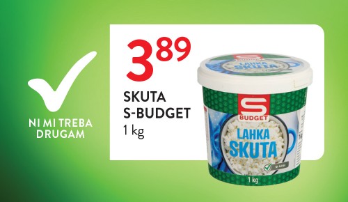 S-BUDGET SKUTA, 1 kg
