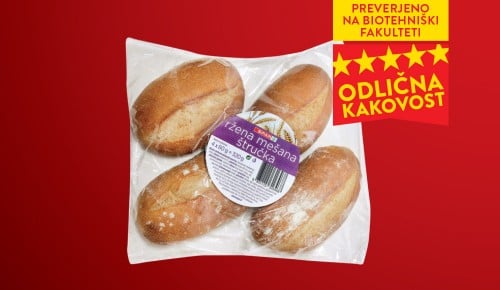 SPAR MEŠANA RŽENA ŠTRUČKA, znak ODLIČNA KAKOVOST