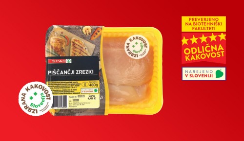 SPAR PIŠČANČJI ZREZKI IK pakirano, 480 g