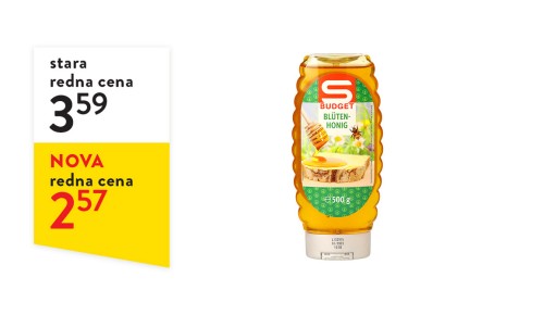 S-BUDGET MED CVETLIČNI 500 G