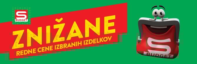 S-BUDGET - znižane redne cene izbranih izdelkov