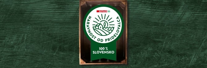 Logotip Naravnost od pridelovalca na podlagi zelenih dil