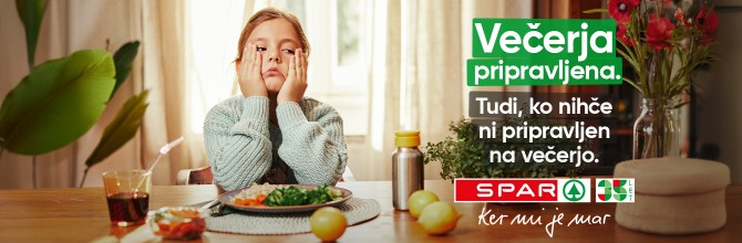 Večerja pripravljena. Tudi, ko nihče ni pripravljen na večerjo.