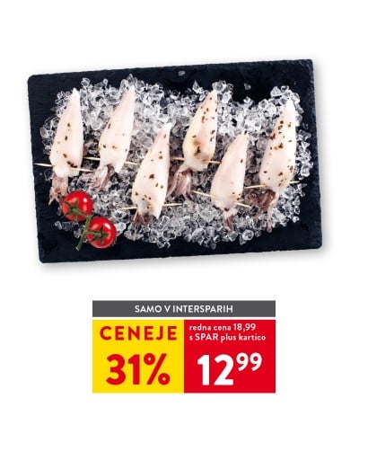 POLNJENI LIGNJI, sveže, postrežno, lastna priprava, 1 kg