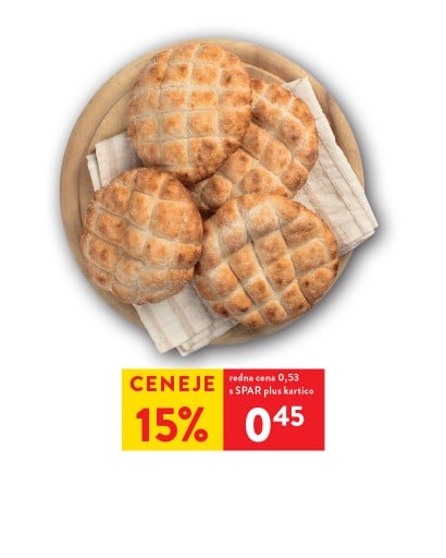 BOSANSKA LEPINJA - 15% ceneje s SPAR plus kartico