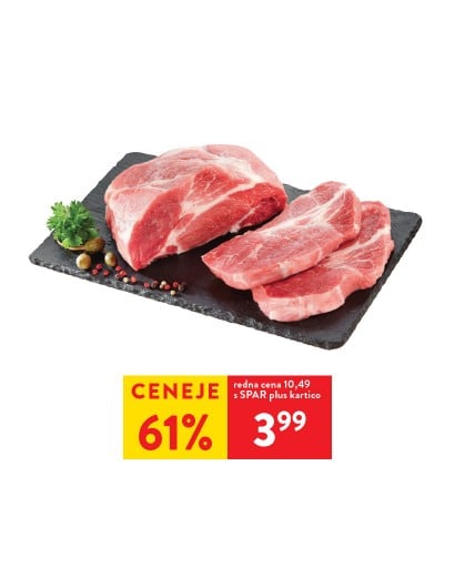 SVINJSKI VRAT EU - 61 % ceneje s SPAR plus kartico