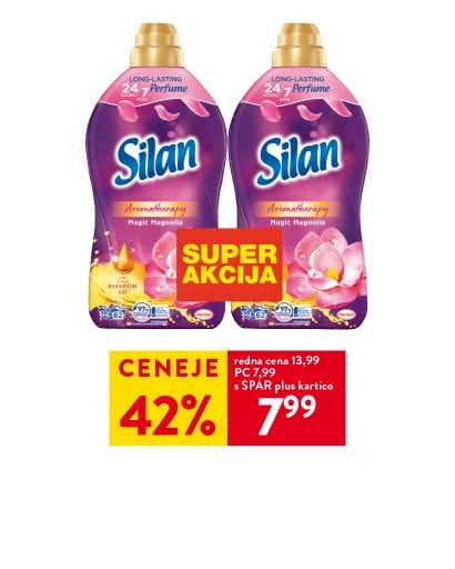 MEHCALEC SILAN - 42 % ceneje s SPAR Plus kartico