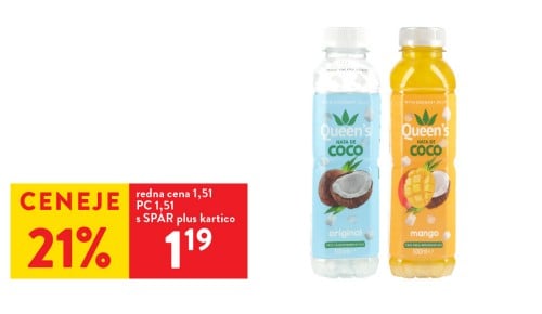 NAPITEK QUEEN´S CALIPSO - 21% ceneje s SPAR plus kartico