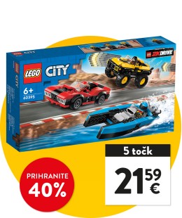 2 v 1 Avto in gliser LEGO® City - 40 % prihranka s SPAR plus kartico
