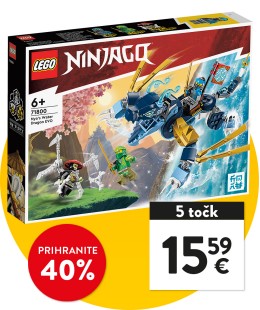 Nyjev vodni zmaj LEGO® Ninjago® - 40 % prihranka s SPAR plus kartico